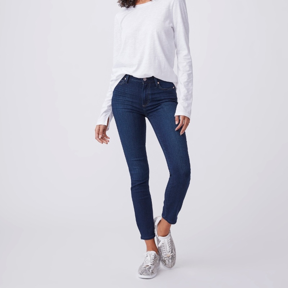 PAIGE Huxton Ankle Clean Skinny Jean